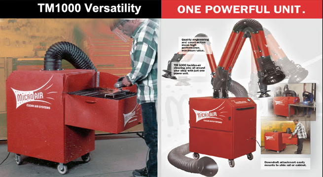 TM1000 Taskmaster is engineered for versatility with multiple attachment options.